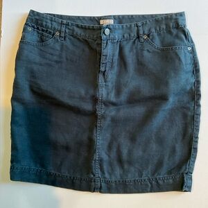 J. Jill Midnight Blue Skirt